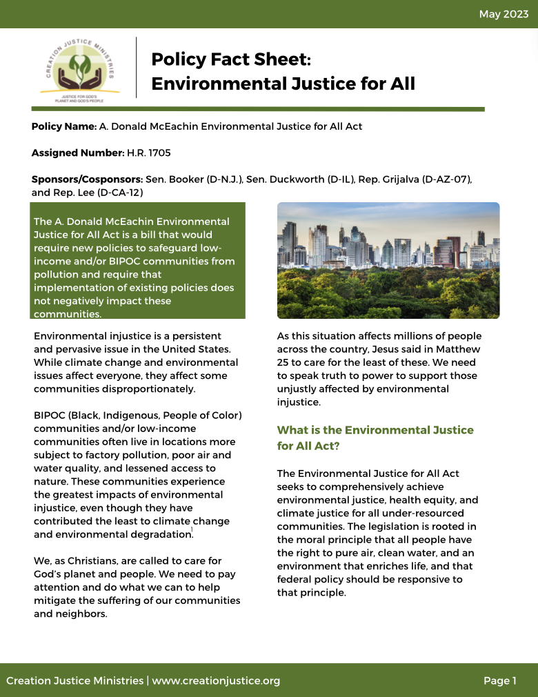 Thumbnail Environmental Justice for All 