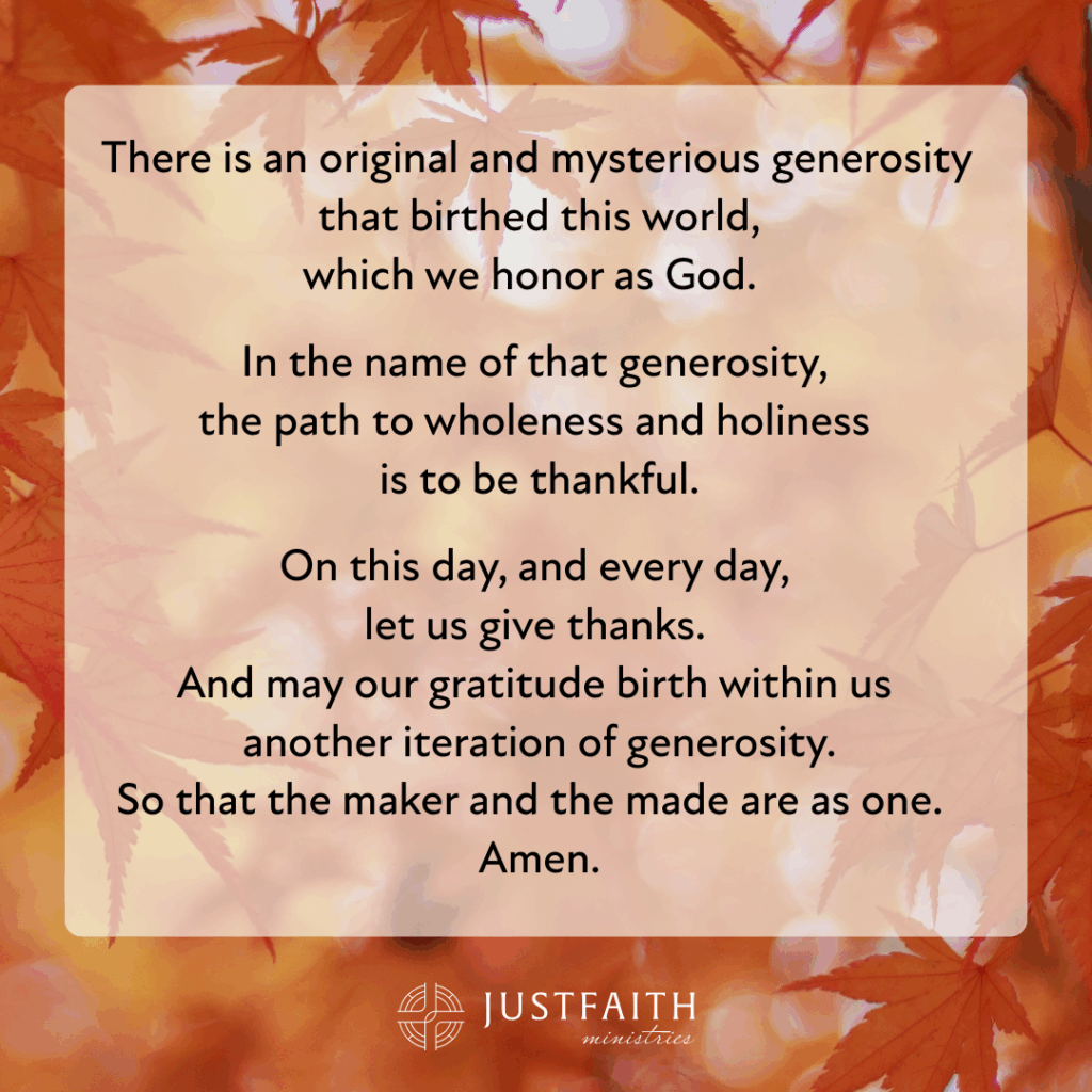 There is an original and mysterious generosity